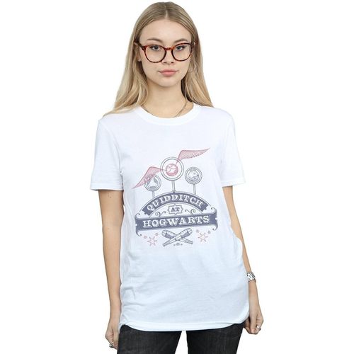 T-shirts a maniche lunghe Quidditch At Hogwarts - Harry Potter - Modalova