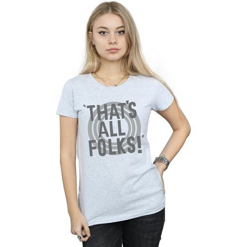 T-shirts a maniche lunghe That's All Folks - Dessins Animés - Modalova