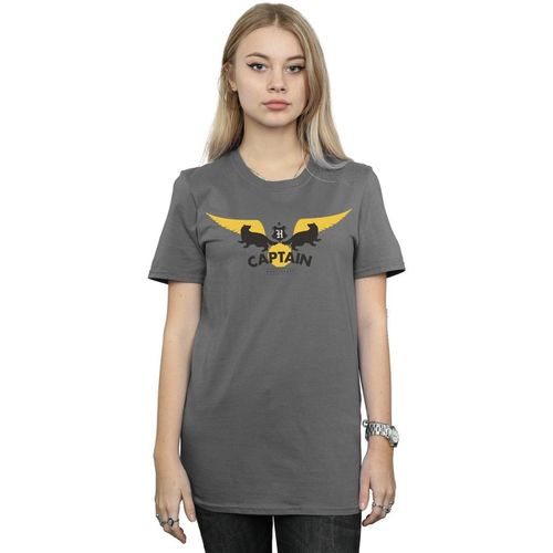 T-shirts a maniche lunghe Hufflepuff - Harry Potter - Modalova