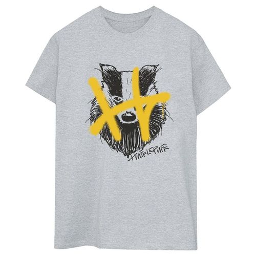 T-shirts a maniche lunghe Hufflepuff - Harry Potter - Modalova