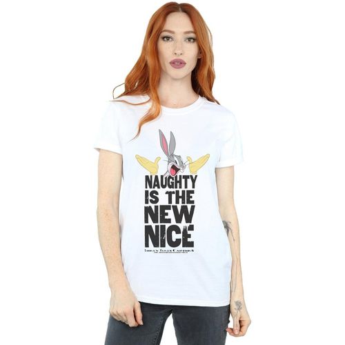 T-shirts a maniche lunghe Naughty Is The New Nice - Dessins Animés - Modalova