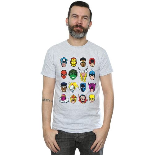 T-shirts a maniche lunghe Comics Faces - Marvel - Modalova