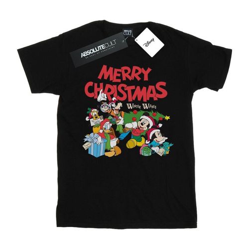 T-shirts a maniche lunghe Mickey Mouse And FriendsWinter Wishes - Disney - Modalova