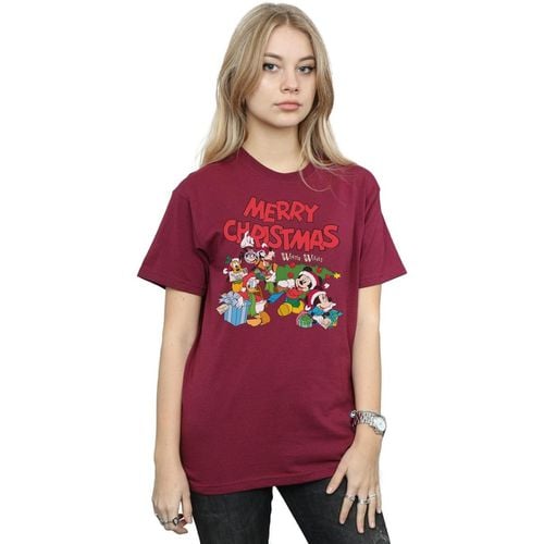 T-shirts a maniche lunghe Mickey Mouse And FriendsWinter Wishes - Disney - Modalova