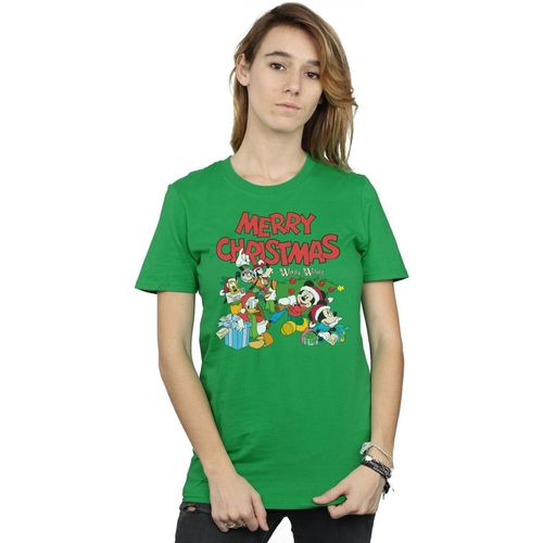 T-shirts a maniche lunghe Mickey Mouse And FriendsWinter Wishes - Disney - Modalova