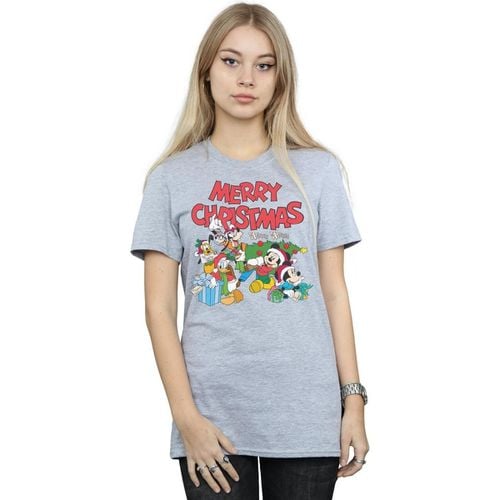 T-shirts a maniche lunghe Mickey Mouse And FriendsWinter Wishes - Disney - Modalova