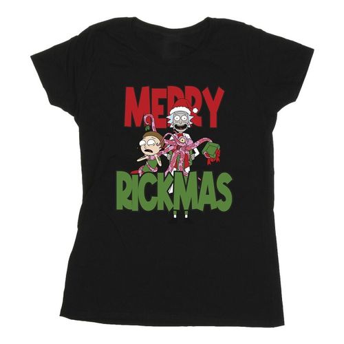 T-shirts a maniche lunghe Merry Rickmas - Rick And Morty - Modalova