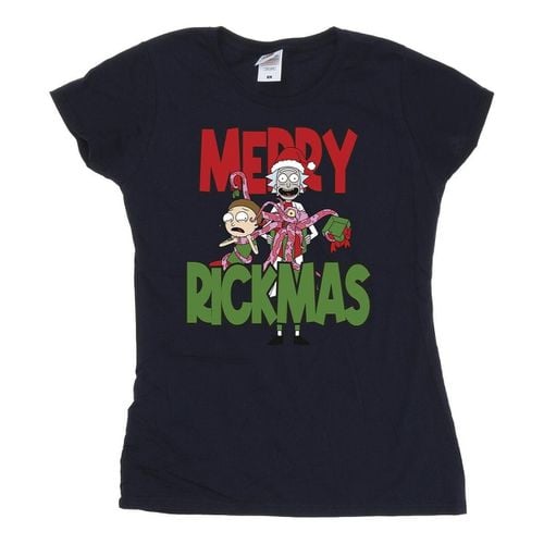 T-shirts a maniche lunghe Merry Rickmas - Rick And Morty - Modalova