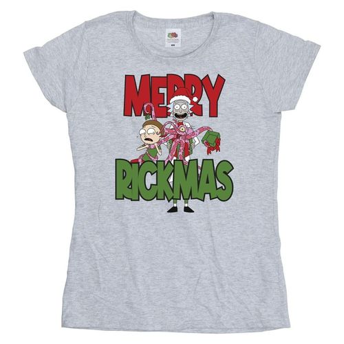 T-shirts a maniche lunghe Merry Rickmas - Rick And Morty - Modalova