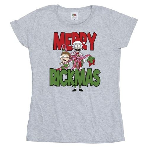 T-shirts a maniche lunghe Merry Rickmas - Rick And Morty - Modalova