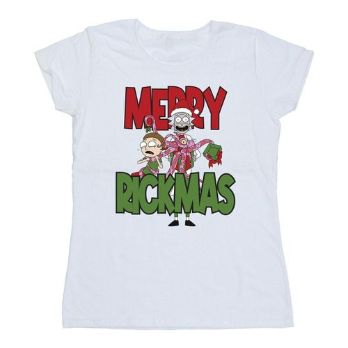 T-shirts a maniche lunghe Merry Rickmas - Rick And Morty - Modalova