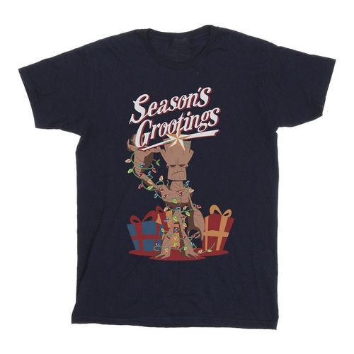 T-shirts a maniche lunghe Season's Grootings - Marvel - Modalova