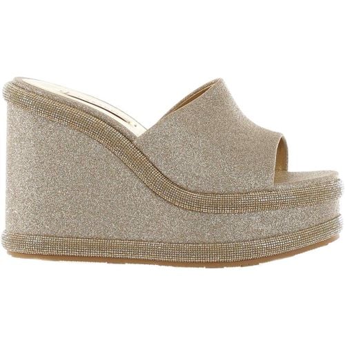 Sandali Zeppa stratosphere in glitter con cristalli - Casadei - Modalova