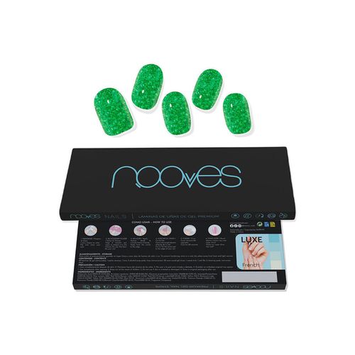 Kit manicure Fogli Per Unghie Gel Giada Glitter Glam glitter Verde - Nooves - Modalova