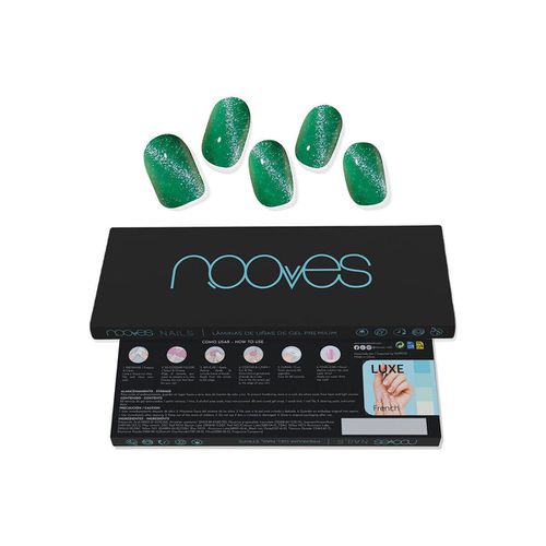 Kit manicure Jade Glass Premium Glam Fogli Per Unghie Gel cat Eye Green - Nooves - Modalova