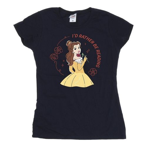 T-shirts a maniche lunghe Beauty And The Beast I'd Rather Be Reading - Disney - Modalova