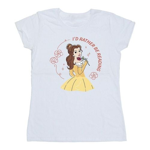 T-shirts a maniche lunghe Beauty And The Beast I'd Rather Be Reading - Disney - Modalova