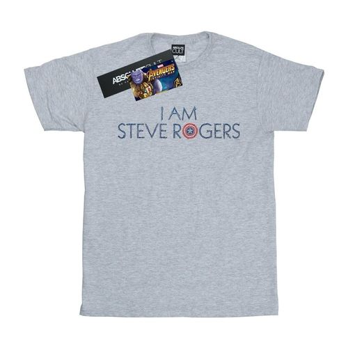 T-shirts a maniche lunghe Avengers Infinity War I Am Steve Rogers - Marvel - Modalova