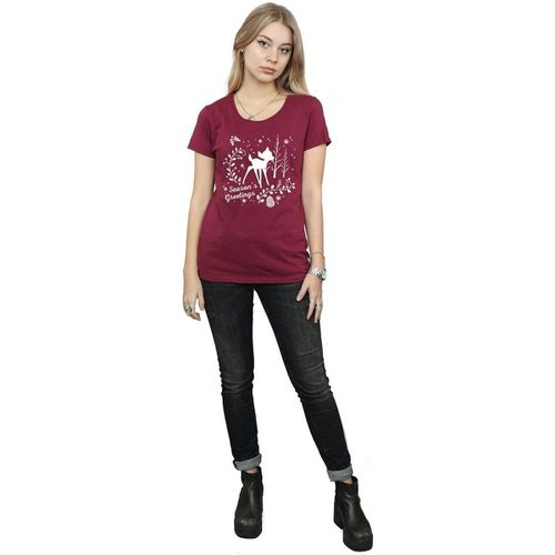 T-shirts a maniche lunghe Bambi Christmas Greetings - Disney - Modalova