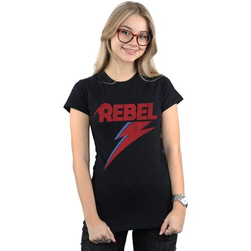 T-shirts a maniche lunghe Distressed Rebel - David Bowie - Modalova