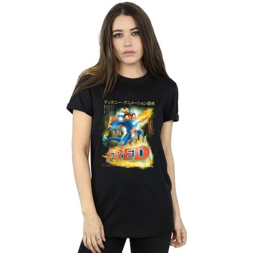 T-shirts a maniche lunghe Big Hero 6 Fred Anime Poster - Disney - Modalova