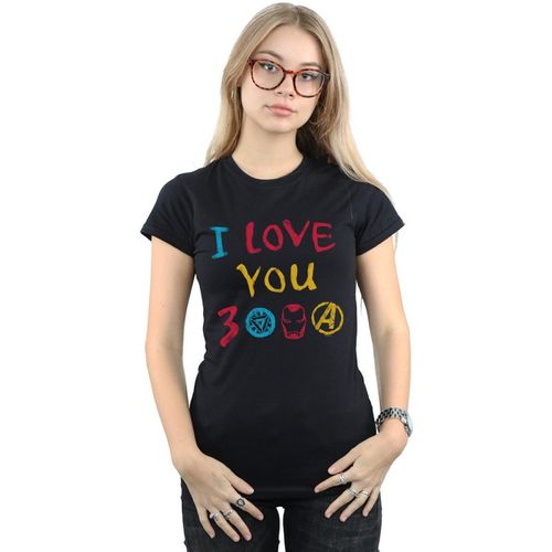 T-shirts a maniche lunghe Avengers Endgame I Love You 3000 - Marvel - Modalova