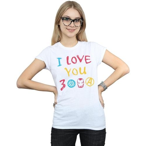 T-shirts a maniche lunghe Avengers Endgame I Love You 3000 - Marvel - Modalova