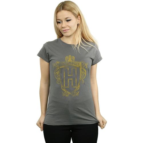 T-shirts a maniche lunghe Hufflepuff - Harry Potter - Modalova