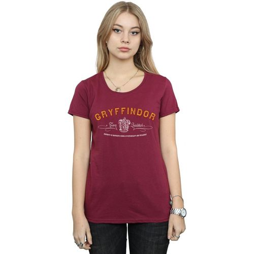 T-shirts a maniche lunghe Gryffindor Quidditch - Harry Potter - Modalova