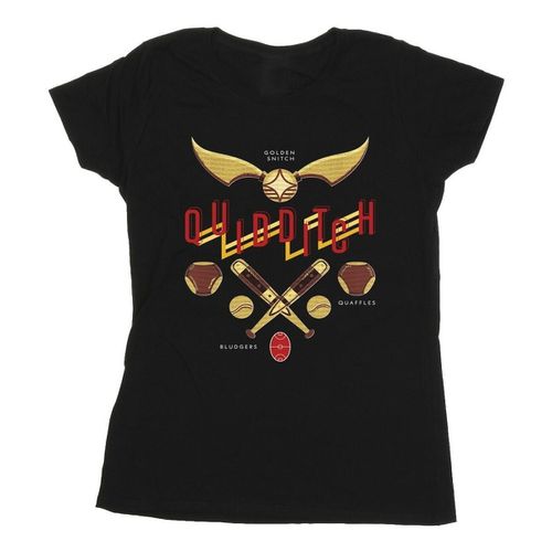 T-shirts a maniche lunghe Quidditch Golden Snitch - Harry Potter - Modalova