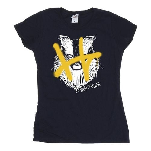 T-shirts a maniche lunghe Hufflepuff - Harry Potter - Modalova