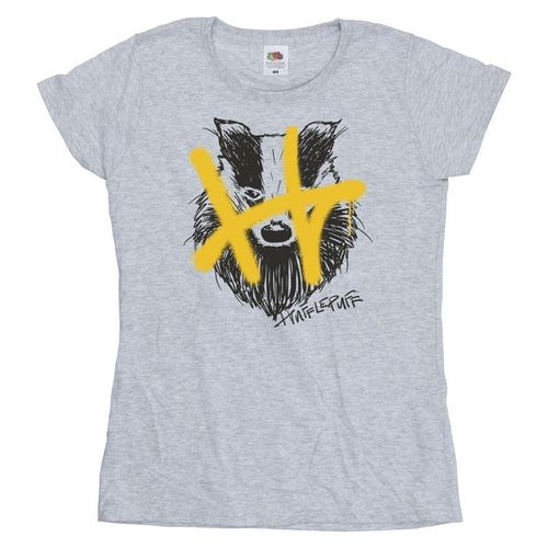 T-shirts a maniche lunghe Hufflepuff - Harry Potter - Modalova