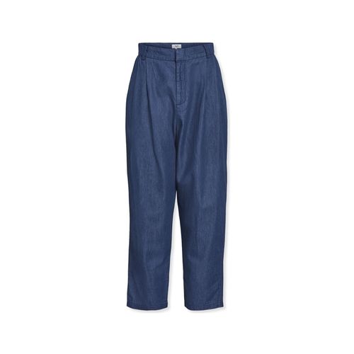 Pantaloni Joanna Trousers - Medium Denim - Object - Modalova