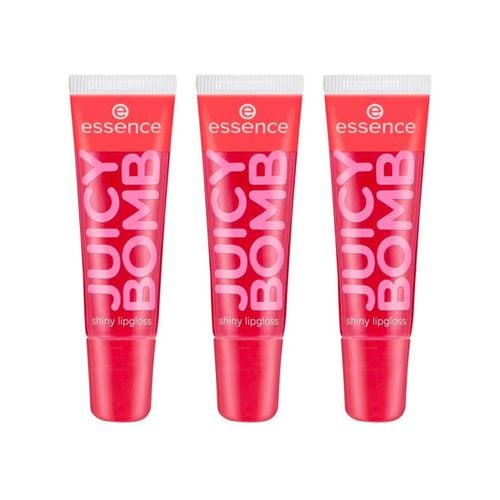 Gloss Set of 3 Juicy Bomb Shiny Lip Glosses - 104 Poppin' Pom - Essence - Modalova