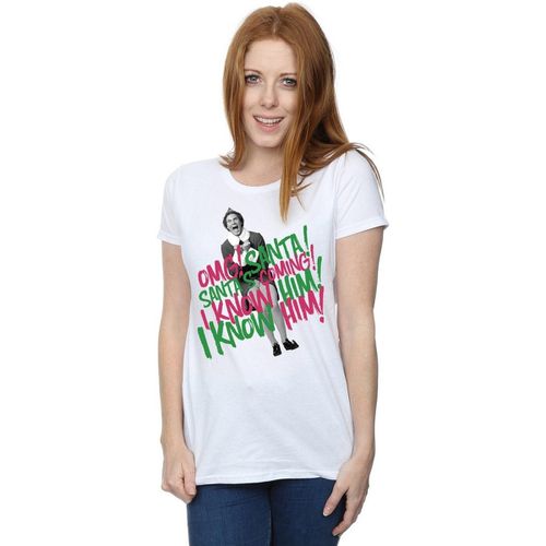 T-shirts a maniche lunghe Santa's Coming - Elf - Modalova