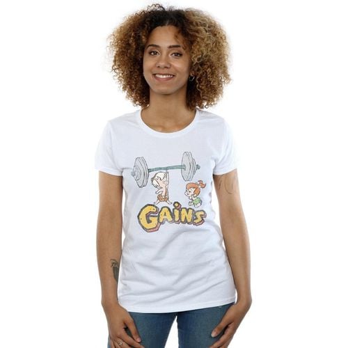 T-shirts a maniche lunghe Gains - The Flintstones - Modalova