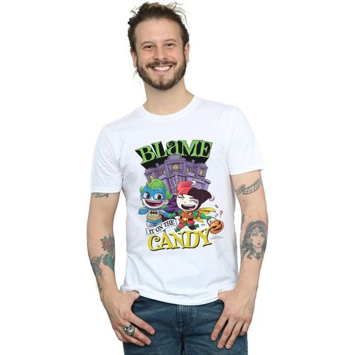 T-shirts a maniche lunghe Super Friends Blame It On The Candy - Dc Comics - Modalova