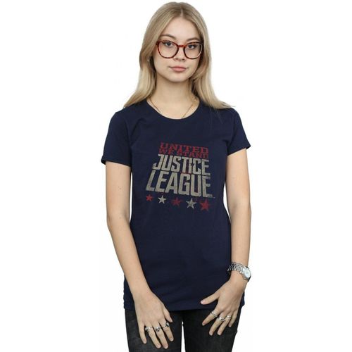 T-shirts a maniche lunghe Justice League United We Stand - Dc Comics - Modalova