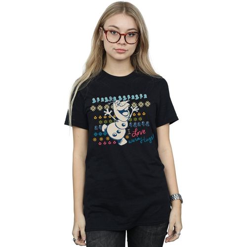 T-shirts a maniche lunghe Frozen I Warm Hugs - Disney - Modalova