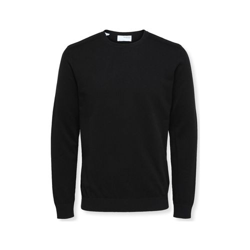 Maglione Noos Berg Crew Knit - Black - Selected - Modalova