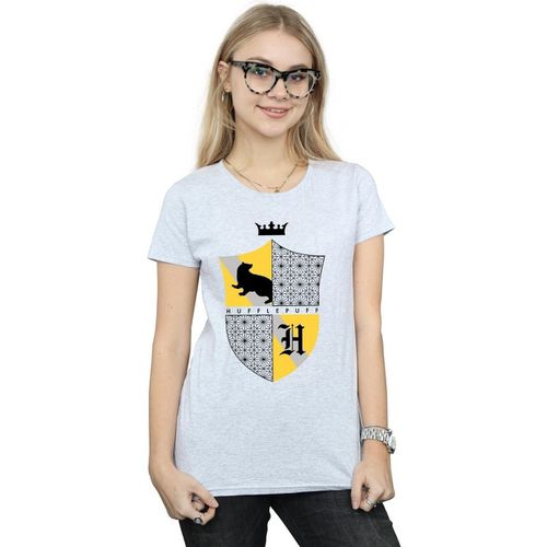 T-shirts a maniche lunghe Hufflepuff - Harry Potter - Modalova