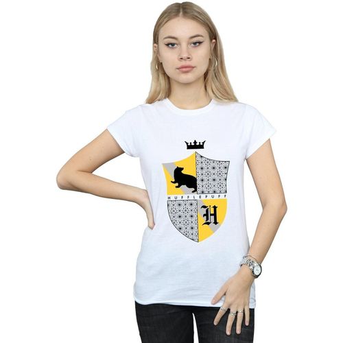 T-shirts a maniche lunghe Hufflepuff - Harry Potter - Modalova