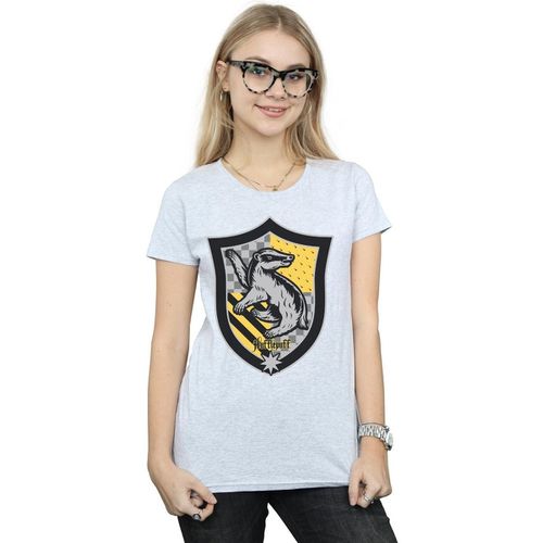 T-shirts a maniche lunghe Hufflepuff - Harry Potter - Modalova