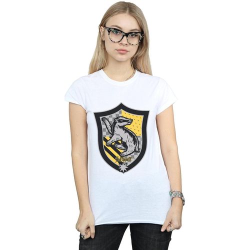 T-shirts a maniche lunghe Hufflepuff - Harry Potter - Modalova