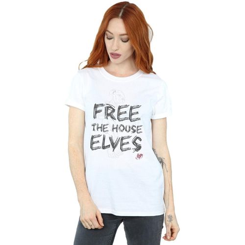 T-shirts a maniche lunghe Free The House Elves - Harry Potter - Modalova