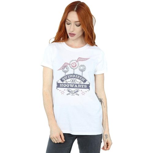 T-shirts a maniche lunghe Quidditch At Hogwarts - Harry Potter - Modalova