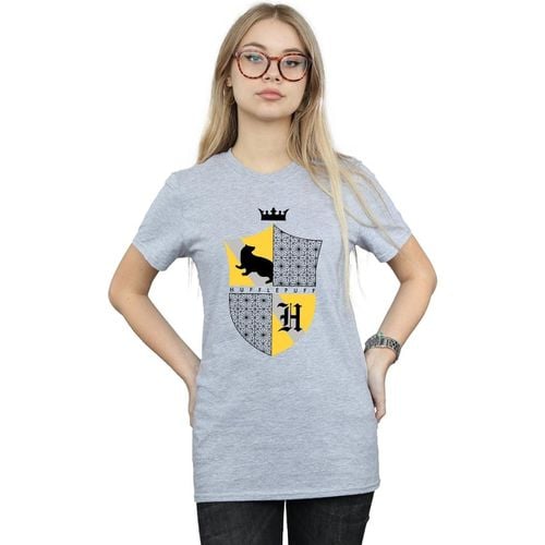 T-shirts a maniche lunghe Hufflepuff - Harry Potter - Modalova