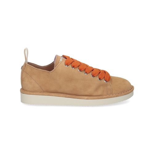 Sneakers P01W011 Lace-up shoe suede biscuit burnt orange - Panchic - Modalova