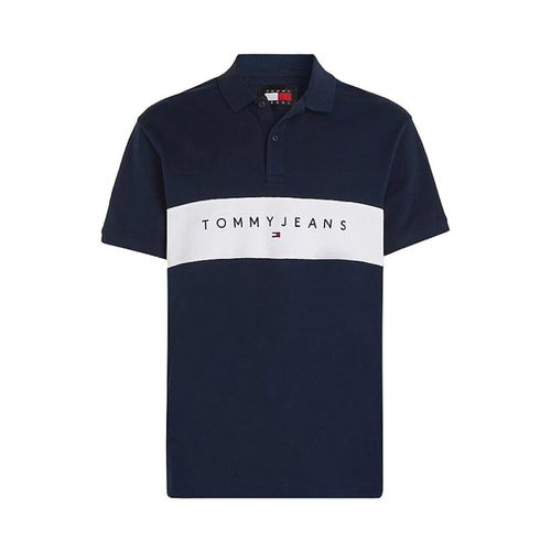 Polo Tommy Jeans Polo Uomo Linear - Tommy Jeans - Modalova