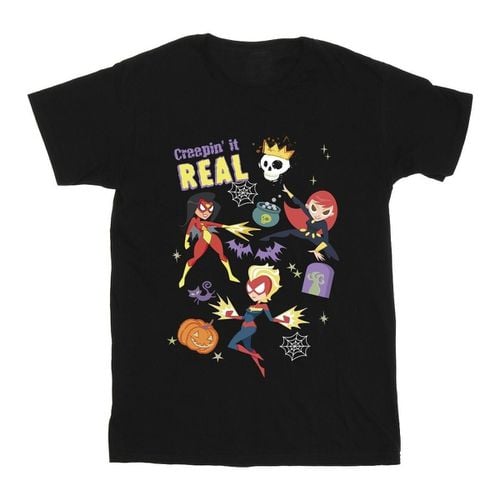 T-shirts a maniche lunghe Creepin It Real - Marvel - Modalova